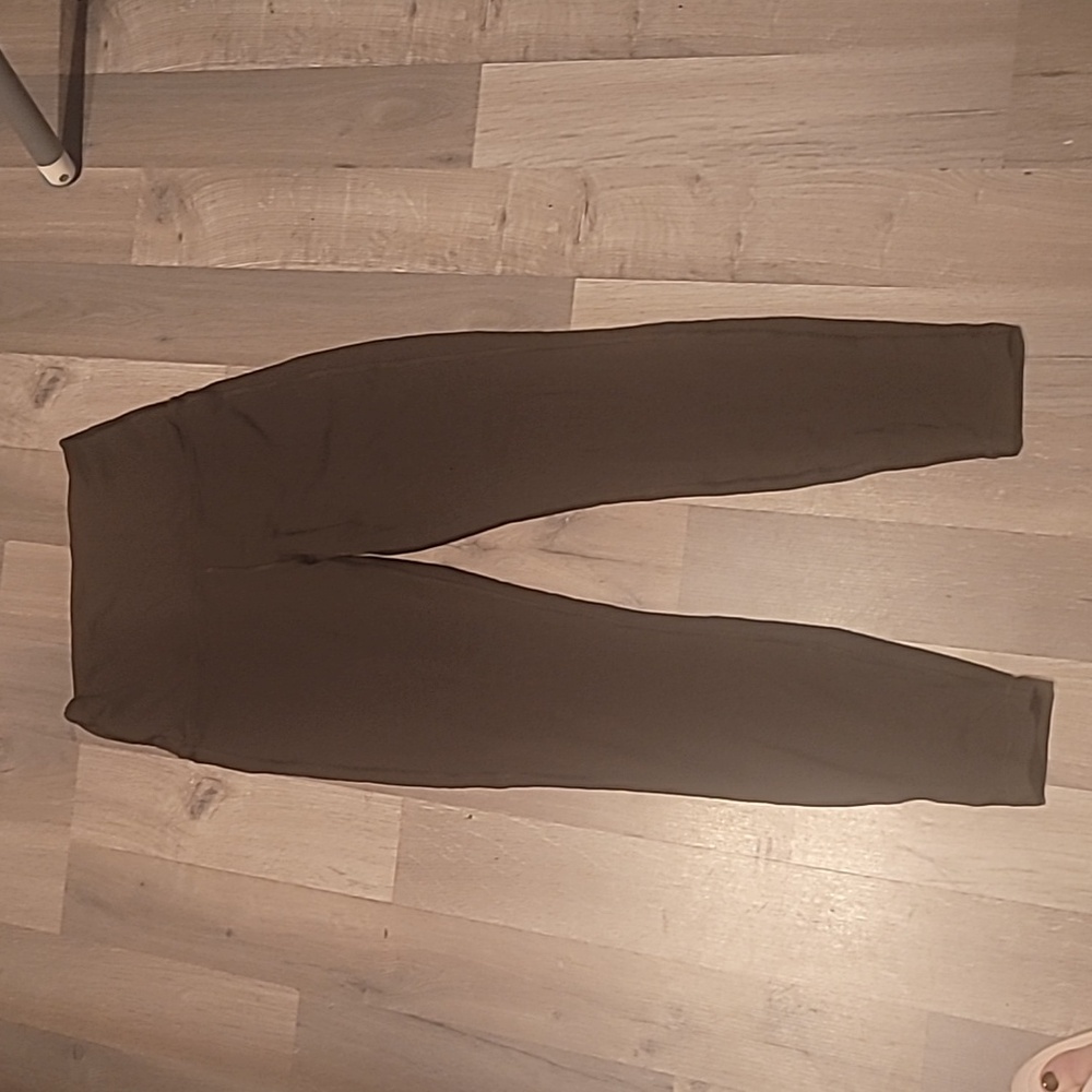 Lululemon Wunder Lounge Super High-Rise Tight 28" Olive Green Size 6 - Picture 5 of 7